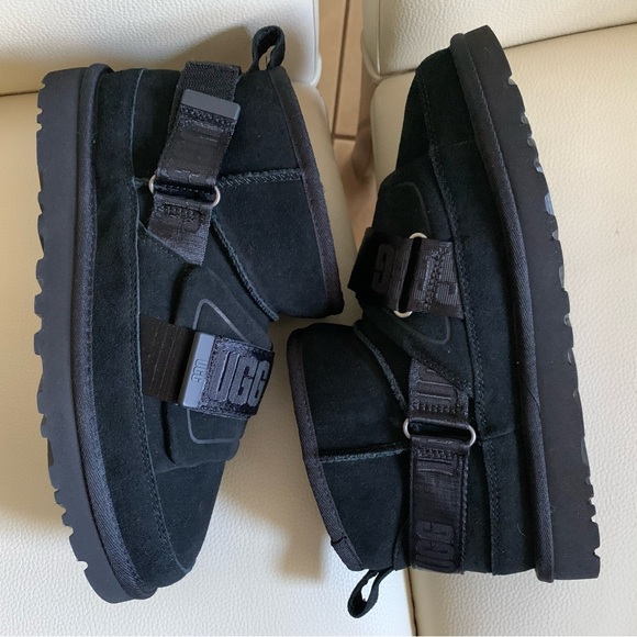 NWOB UGG Classic Ultra Mini Hybrid Strap Short Boots - Picture 15 of 17